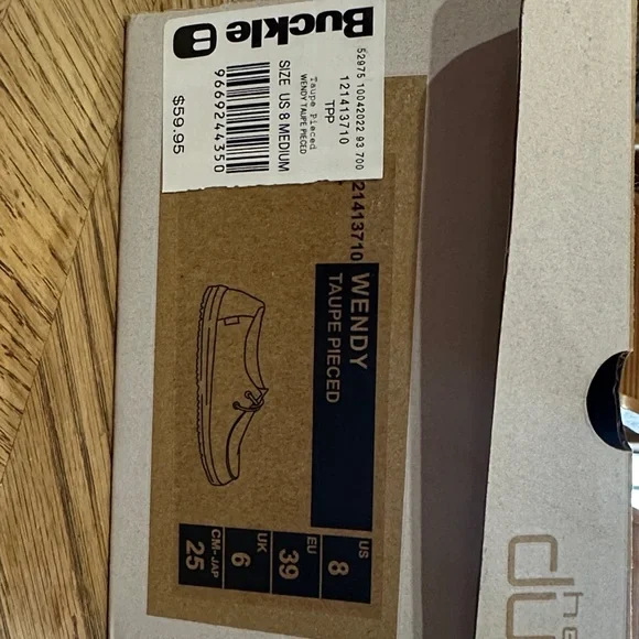 Hey Dude Women's Black and White Slip-On Woven Sneaker - Picture 6 of 6